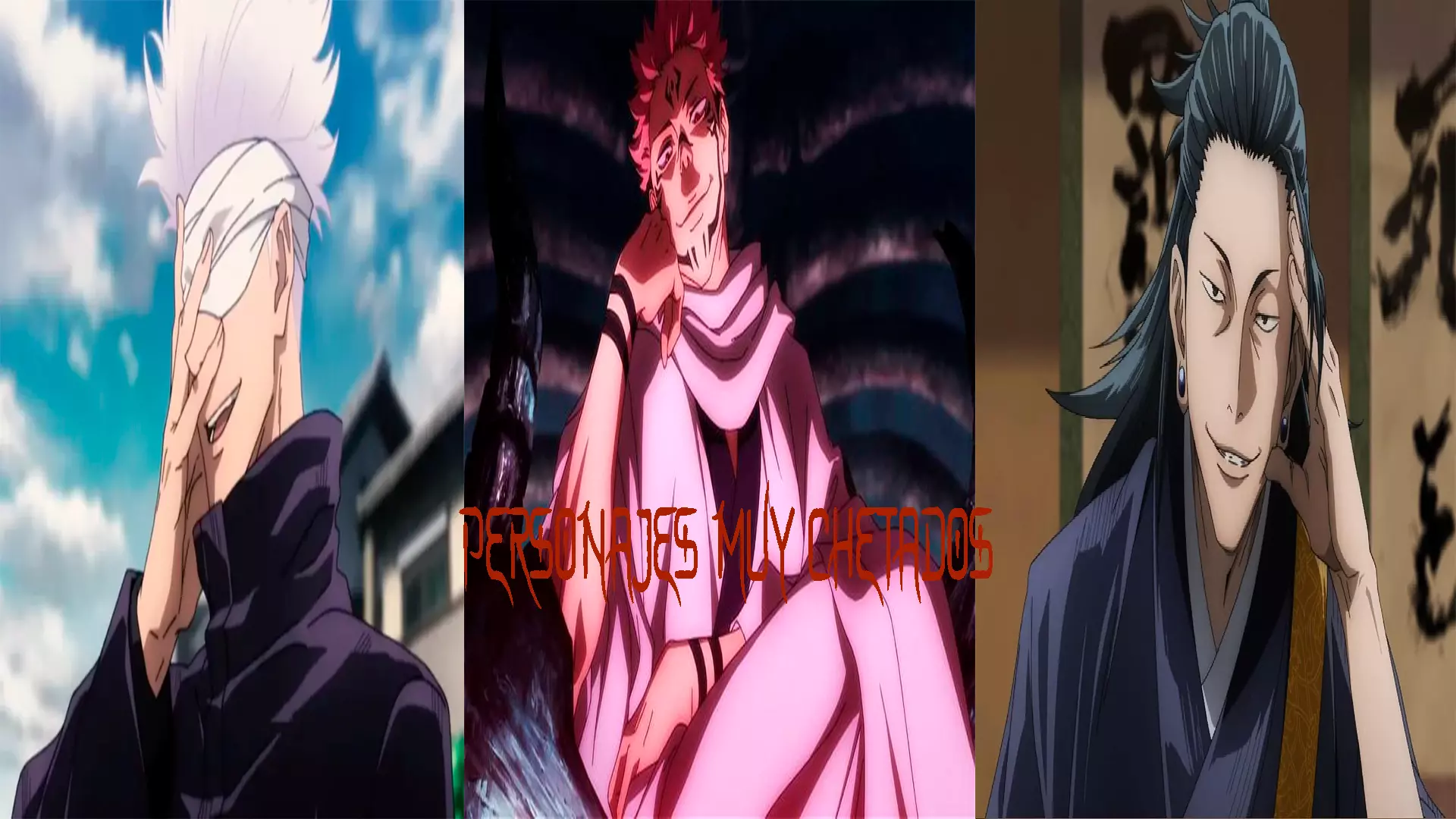 personajes chetados jujutsu kaisen