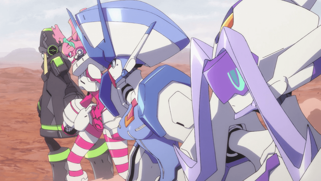 mechas anime draling in the franxx