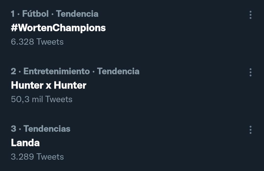 hunter x hunter trending topic