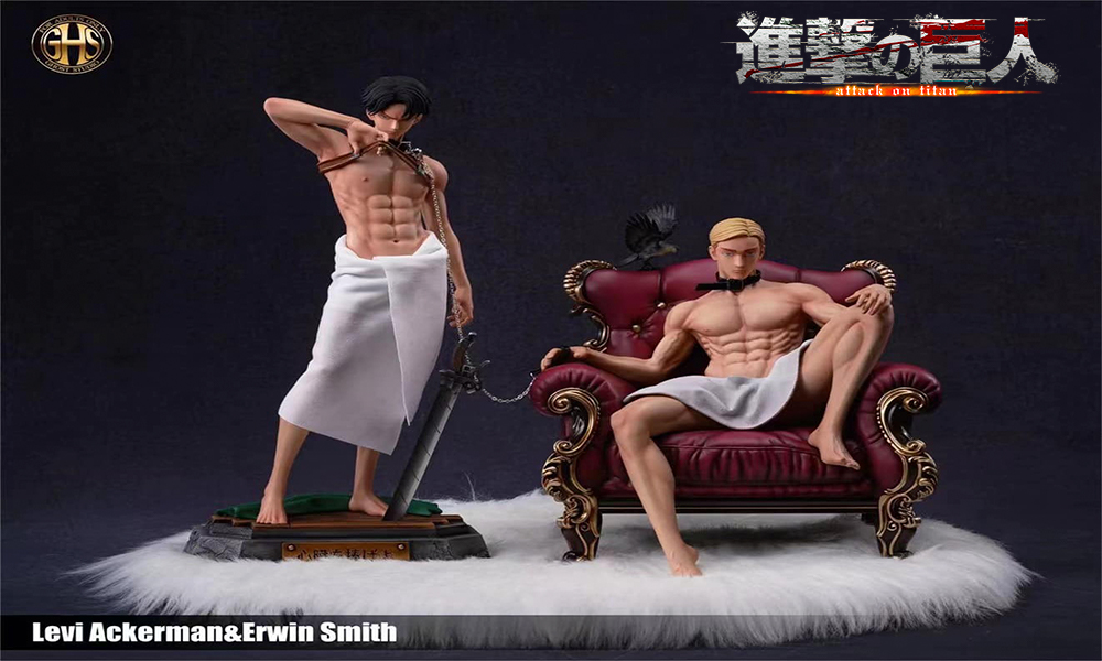 Nuevas figuras de Levi y Erwin desnudos