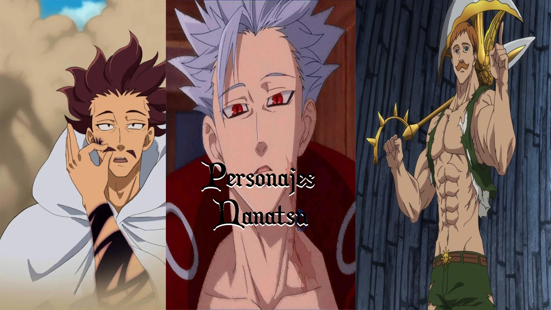 personajes nanatsu personajes de nanatsu no taizai